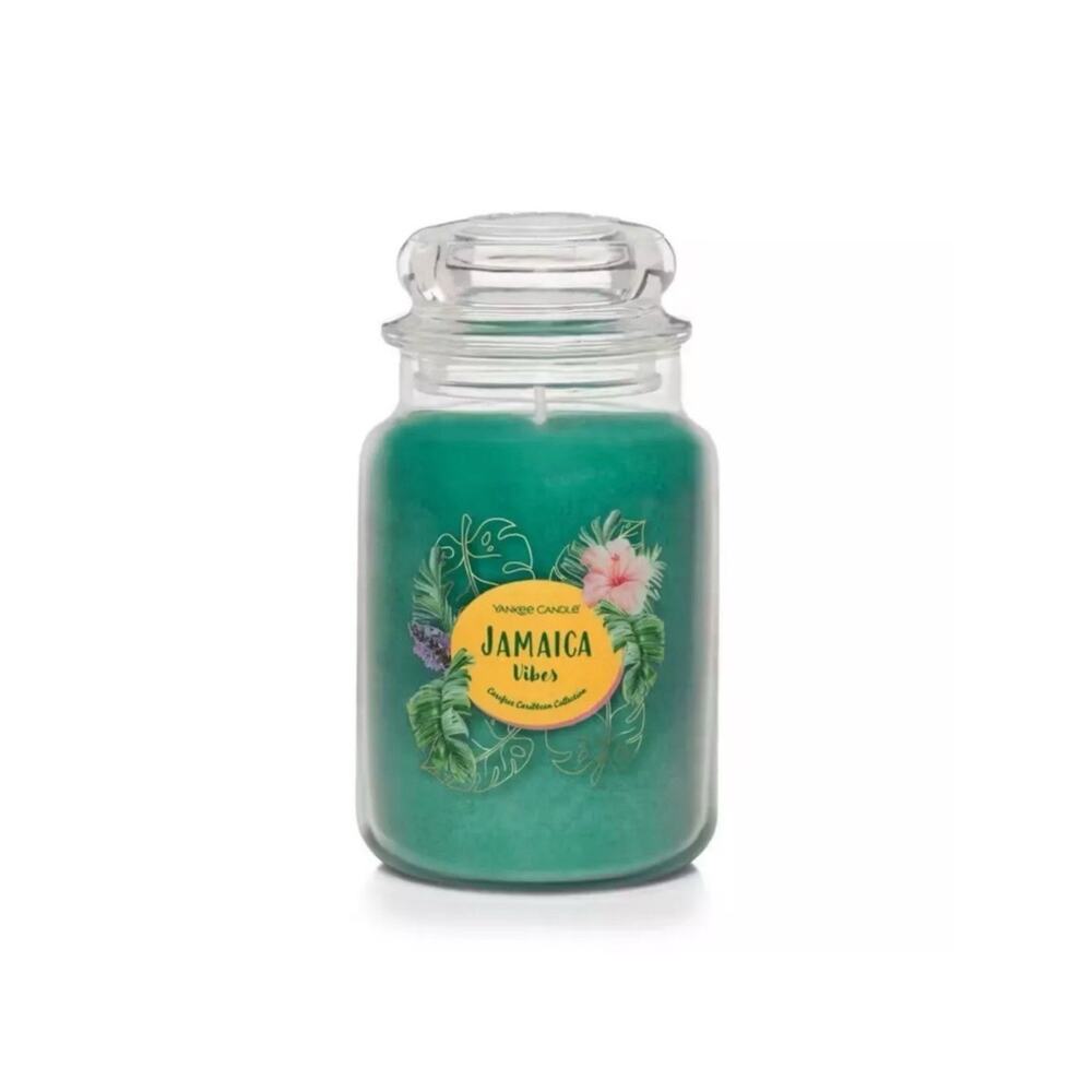 Yankee Candle JAMAICA VIBES Large 22 oz Single Wick Jar Candle FREE SHIPPING